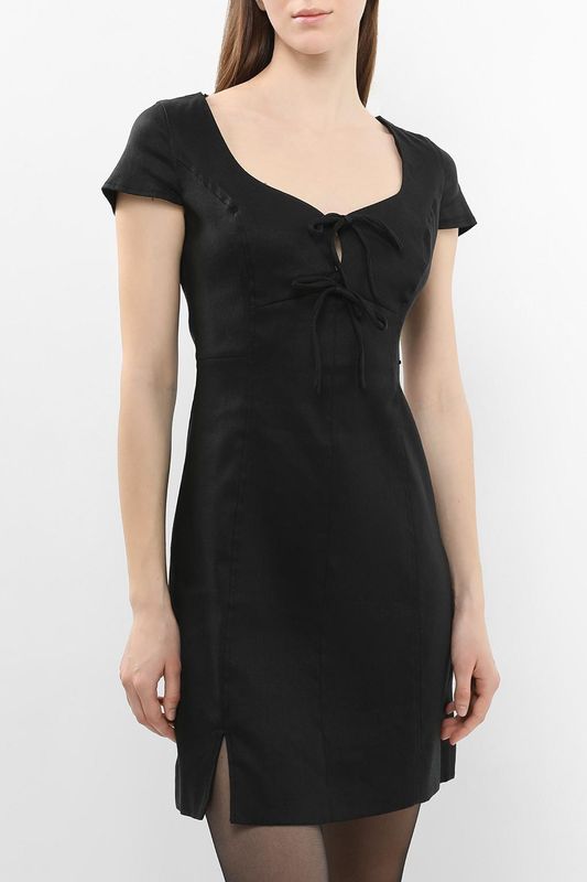 Платье мини льняное Guess