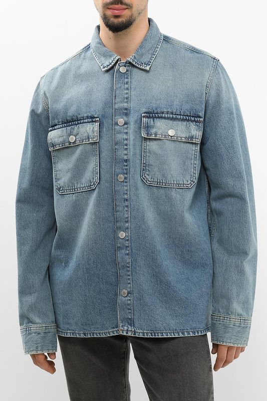 Рубашка джинсовая с карманами PEPE JEANS