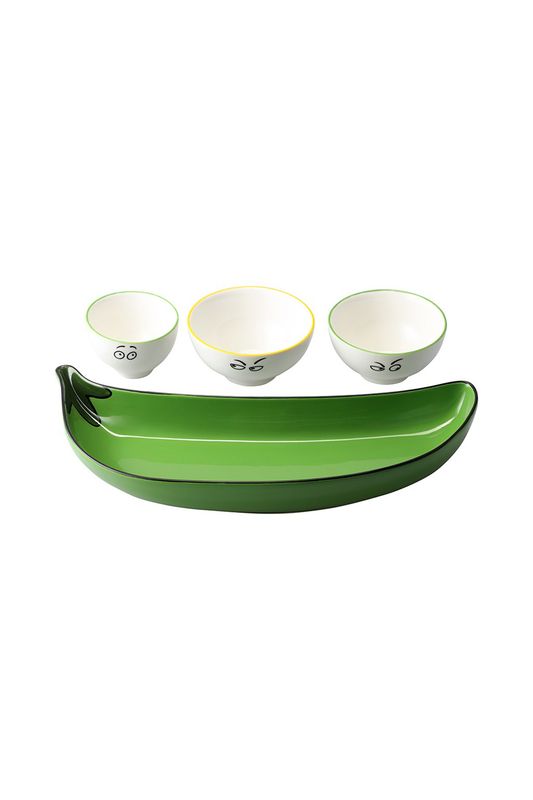Менажница фарфоровая Gram Peas Designboom