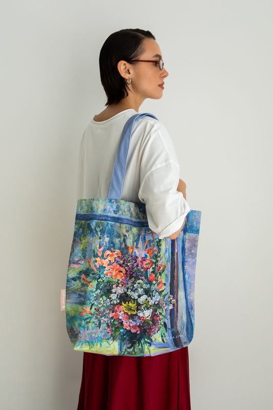 Шоппер с принтом Букет ARTOGRAPH