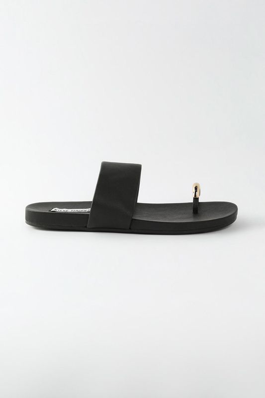 Шлепанцы кожаные STEVE MADDEN