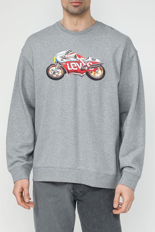 Свитшот хлопковый с принтом LEVI'S