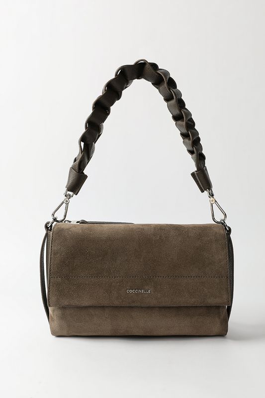 Сумка кросс-боди замшевая Thess Bimaterial Coccinelle