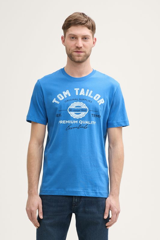 Футболка хлопковая с логотипом TOM TAILOR