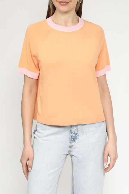 Джемпер хлопковый с коротким рукавом Esprit Casual - цена 4940 ₽ купить ...