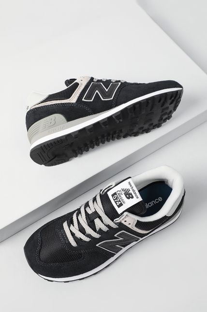 Комбинированные кроссовки 574 NEW BALANCE - скоро в продаже в интернет ...