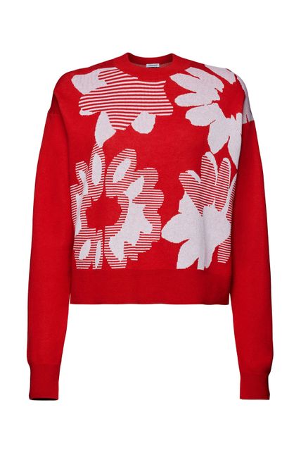 Джемпер хлопковый с принтом Esprit Casual - цена 6290 ₽ купить в ...