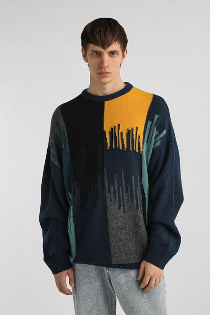Шерстяной джемпер с контрастным рисунком Esprit Casual - скоро в ...