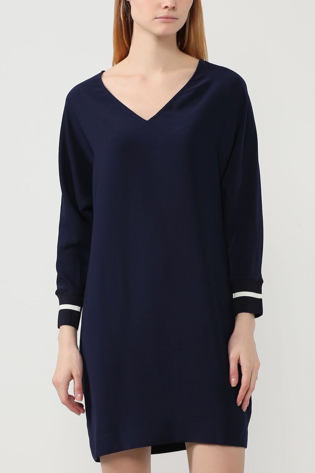 Платье трикотажное с v-образным вырезом Lauren Ralph Lauren